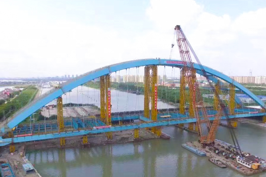 Puxing Highway Bridge sa Dalu Line, Shanghai